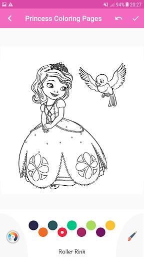 Princess coloring pages 🌈🌈 - OFFLINE screenshot 4