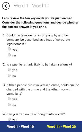 Verbal Advantage - Level 6 screenshot 4