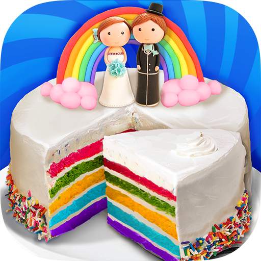 Wedding Rainbow Cake For BIG Day 1.3