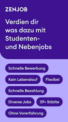 Zenjob - Flexible Nebenjobs скриншот 1