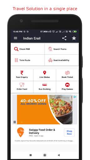 Indian eRail screenshot 1