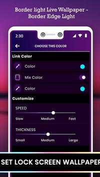 Borderlight Live Wallpaper - Border Edge Light 4 تصوير الشاشة