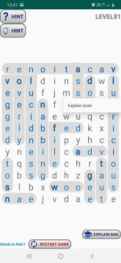 Puzzle Words: Search, Hidden, Crossword screenshot 1