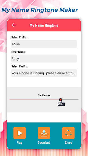 My Name Ringtone Maker screenshot 1