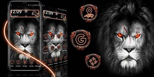 Black Horror Lion Theme screenshot 4
