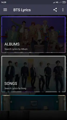 BTS Lyrics (Offline) screenshot 2