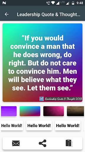 Leadership Quotes & Thoughts Maker screenshot 3