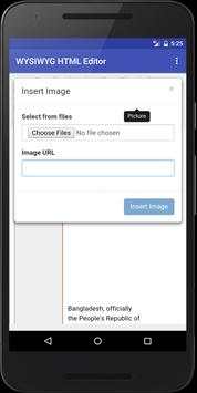 WYSIWYG HTML Editor скриншот 2