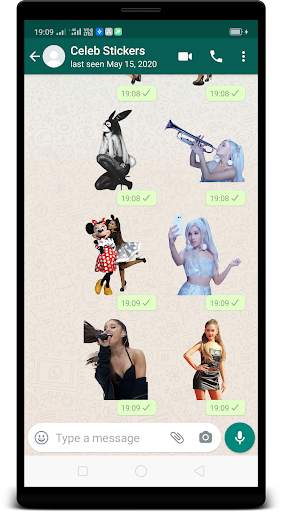 Ariana Grande WAStickerApps : Stickers 4 Whatsapp screenshot 6