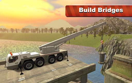 Bridge Construction Crane Sim screenshot 2