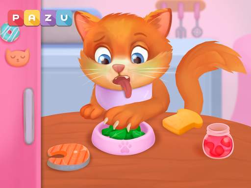 Cat game - Pet Care & Dress up Games for kids screenshot 9