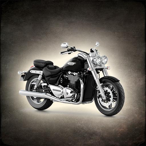 Cruiser motorcycles: Loud engine sounds icon