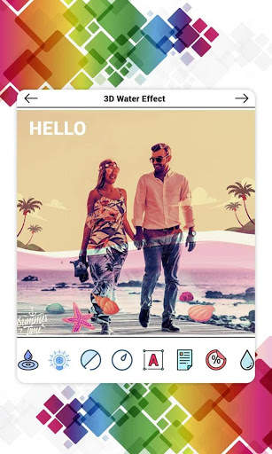 3D Water Effects Photo Editor Water Splash Picture 1 تصوير الشاشة