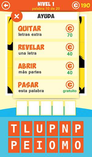 1 Imagen 1 Palabra: Sombras screenshot 7