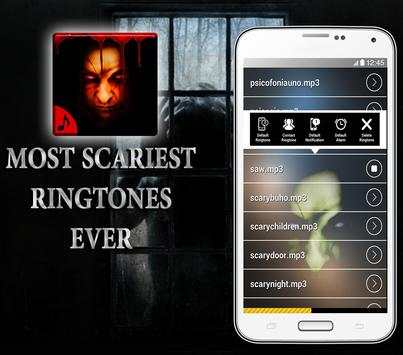 Scary horror ringtones screenshot 1