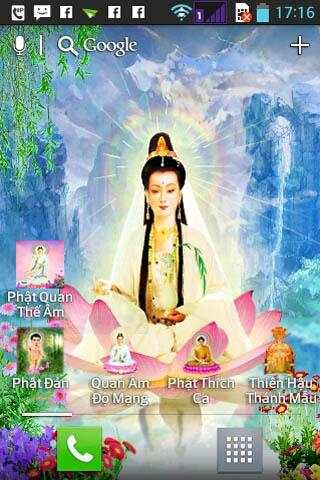 Guanyin Buddha live wallpaper screenshot 1