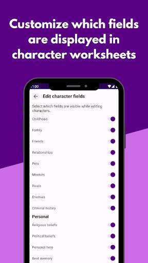 Pluot | story writing planner screenshot 7