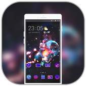 Tech theme for Oppo RX17 neo launcher 2.0.1