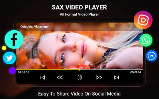 SAX Media Player - All Format HD Video Player 5 تصوير الشاشة