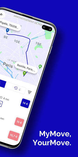 My Move - Comparateur VTC & Taxis screenshot 2