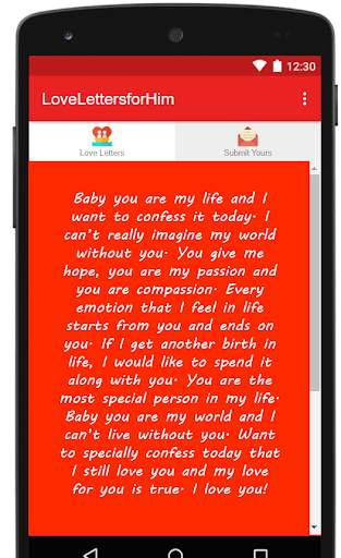 Love Letters for Him screenshot 4