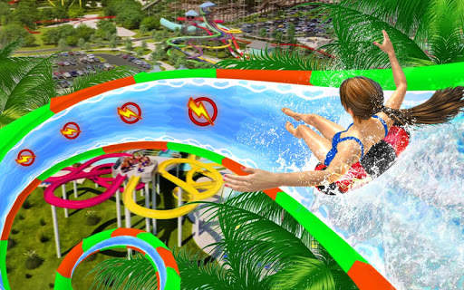 Water Slide Game 3D: Uphill Rush Water screenshot 1