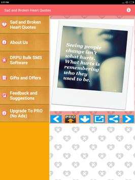 Sad Broken Heart Photos Quotes screenshot 15