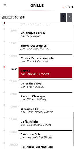Radio Classique screenshot 2