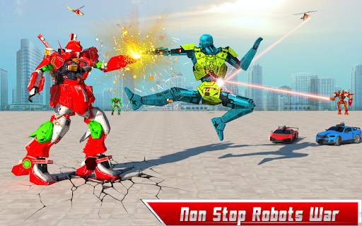 Bus Robot Car Flying Transform – New Robot Game screenshot 5