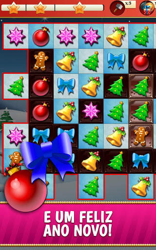 Jogo do Feriado de Natal Combinação de 3 Doces screenshot 8