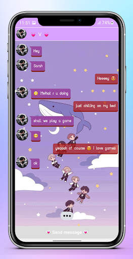BTS Messenger: Chat Simulation screenshot 3