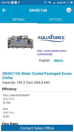 Carrier® Chillers screenshot 2