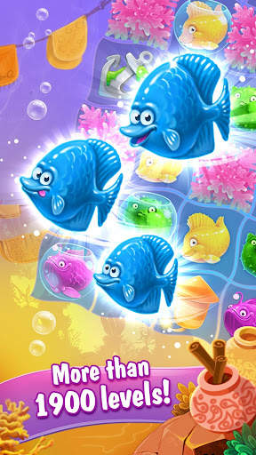 Mermaid-puzzle match-3 tesoros 10 تصوير الشاشة