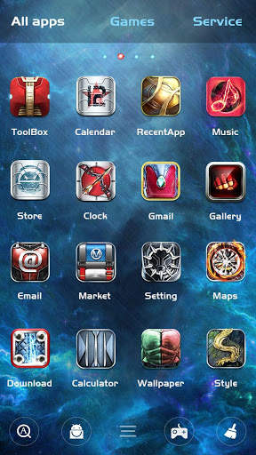 Warrior Go Launcher Theme screenshot 3