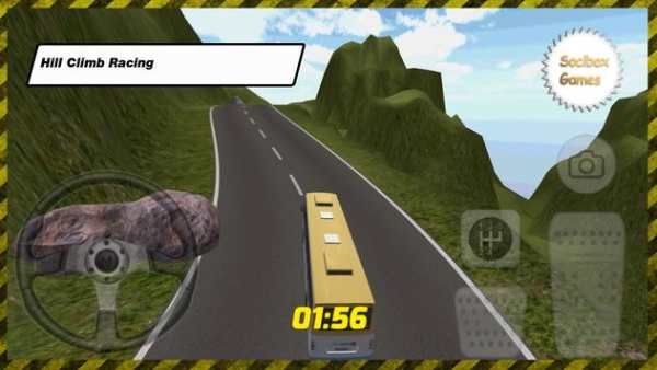 Farming Bus Hill Climb Racing screenshot 1