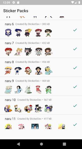 WastickerApps naruto screenshot 5