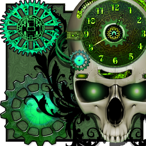 Steampunk Clock Live Wallpaper icon