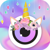 Unicorn Photo Stickers - Kawaii Photo Editor icon