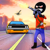 Stickman Amazing Gangsters City icon