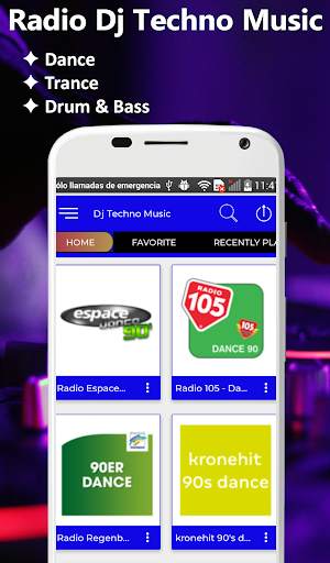 Radio Dj Techno Music Dance Trance and Drum & Bass screenshot 10