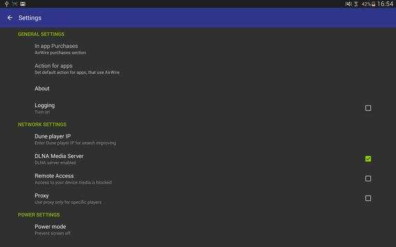 AirWire (UPnP/DLNA) screenshot 16
