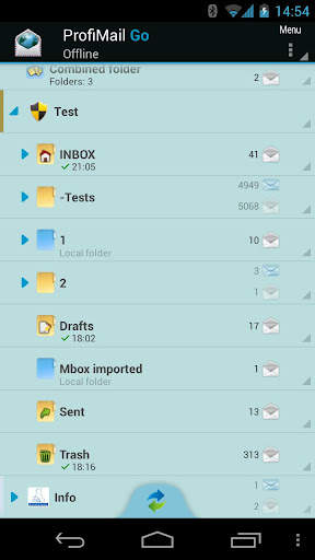 ProfiMail Go - email client screenshot 3
