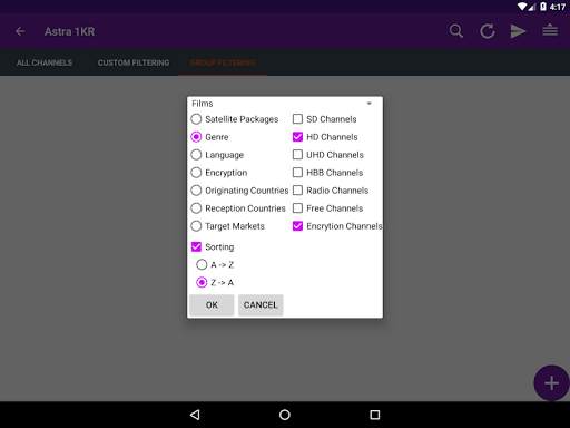 Astra Frequency List screenshot 19