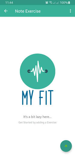 My-Fit Fitness Application screenshot 4