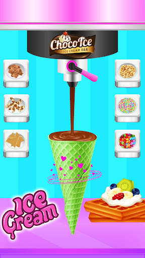 Ice Cream Ice Making Games screenshot 2