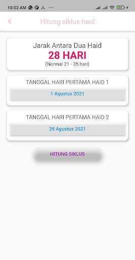 Kalkulator Masa Subur screenshot 6