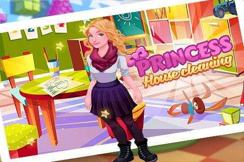 Princess baby Doll House Cleaning screenshot 1
