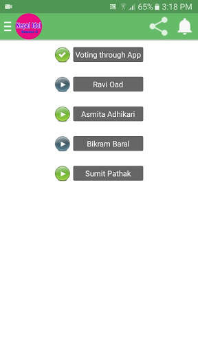 Nepal Idol-Vote & Update screenshot 2