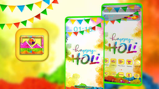 Holi Theme Launcher screenshot 1