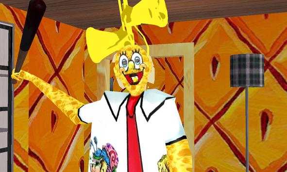neighbor siren Sponge head Escape : granny scary screenshot 8